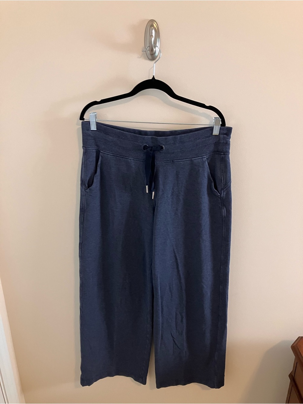 Athleta Balanced Printed Pant in Blue Large